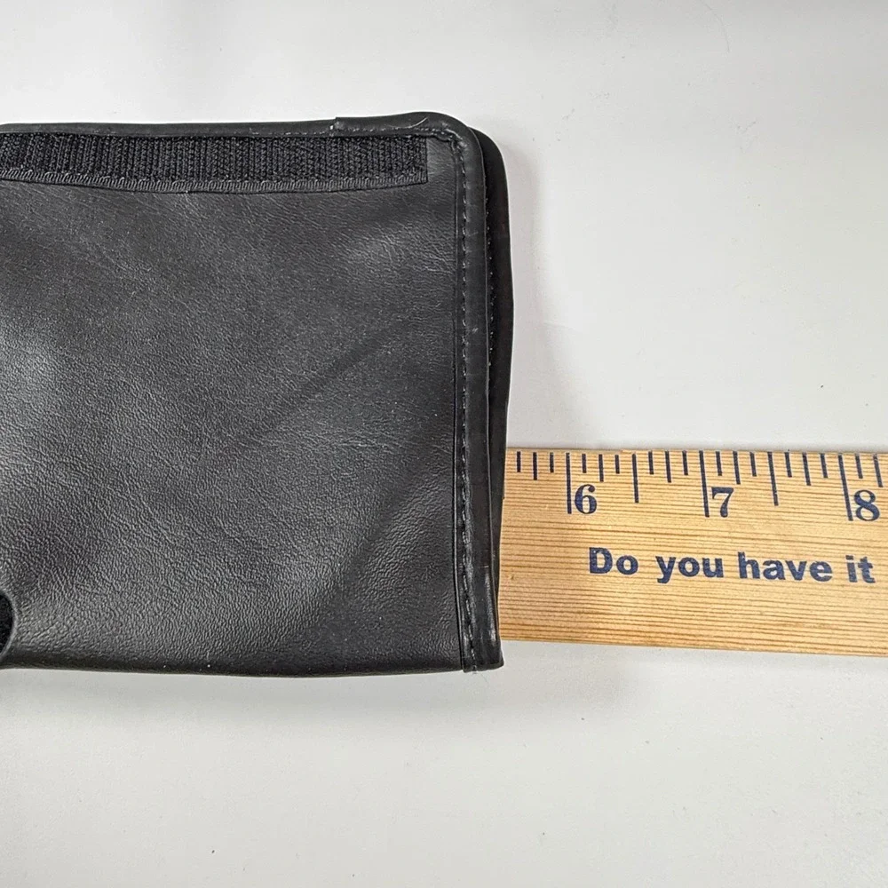 VTG Sony TCD-D8 DAT Walkman Protective Pouch Case Black Leather Retro Y2K Tech